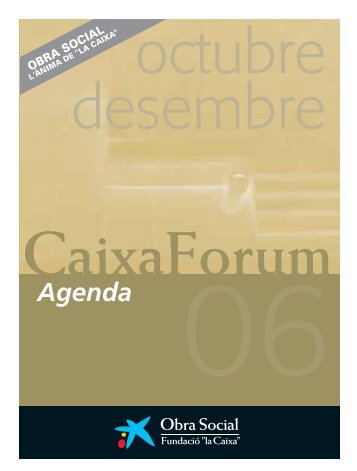 Agenda - Obra Social "la Caixa"