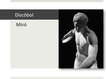 Discòbol Miró - MG25 Història de l'Art