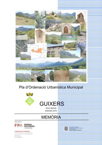 1- Memoria_tr.pdf - Ajuntament de Guixers