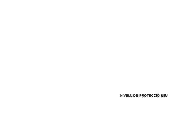NIVELL DE PROTECCIÓ BIU - Ajuntament de Castellterçol