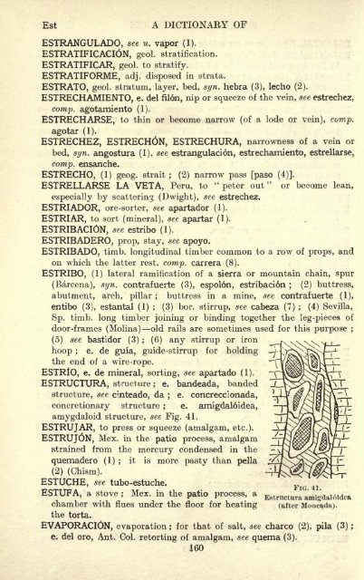 Dictionary of Spanish Mining Terms - 1ORO1.COM