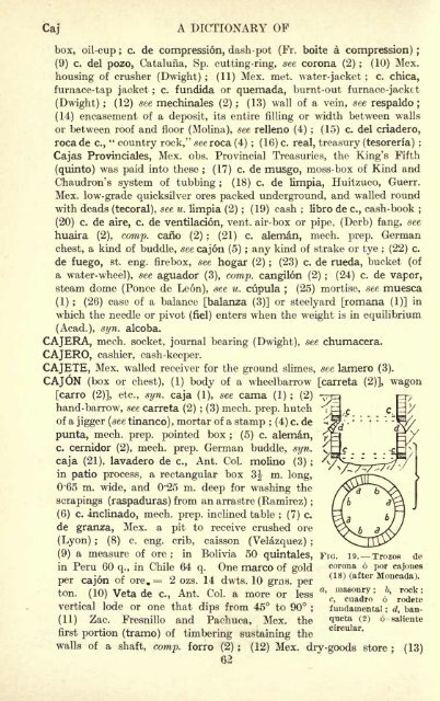 Dictionary of Spanish Mining Terms - 1ORO1.COM