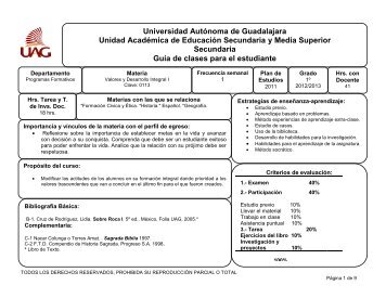 Guía - GENESIS: Sitio Académico de la Universidad Autónoma de ...