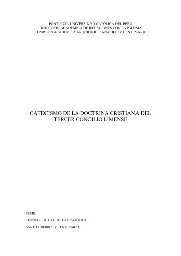 Catecismo de la Doctrina Cristiana del III Concilio Limense