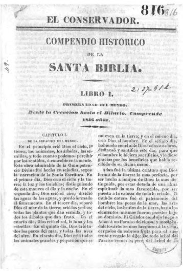 SAN" ~A BIBLIA. - Biblioteca Nacional de Colombia