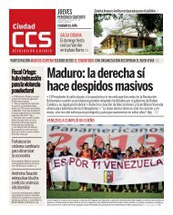 Maduro: la derecha sí hace despidos masivos