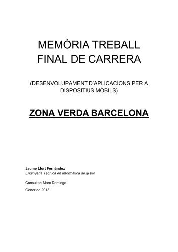 Zona verda Barcelona