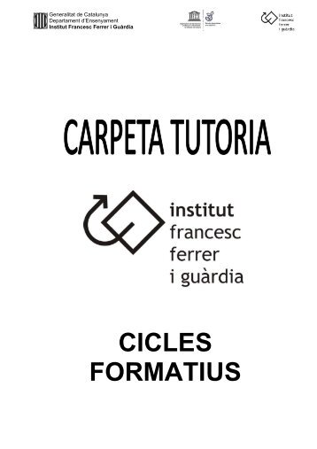 Cicles Formatius (CF) - IES Francesc Ferrer i Guàrdia