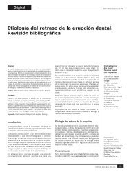 Etiología del retraso en la erupción dental - Nexus Médica