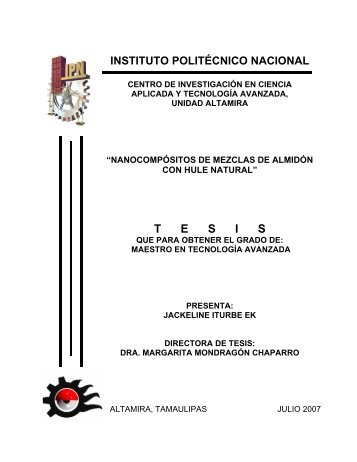 abreviaturas - Tesis en el IPN - Instituto Politécnico Nacional