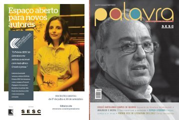 Revista Palavra 2012 - Sesc