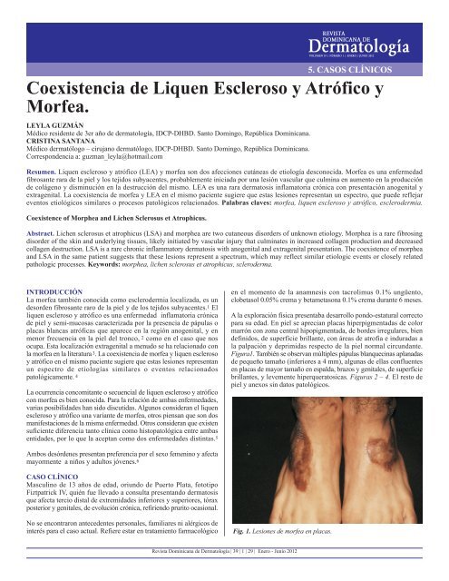 Ver PDF - Revista Dominicana de Dermatología