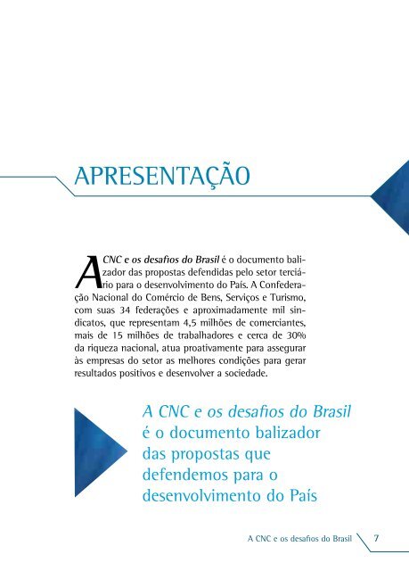 A CNC e os desafios do Brasil