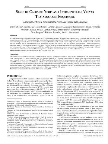 Serie de Casos de Neoplasia Intraepitelial Vulvar - DST/UFF