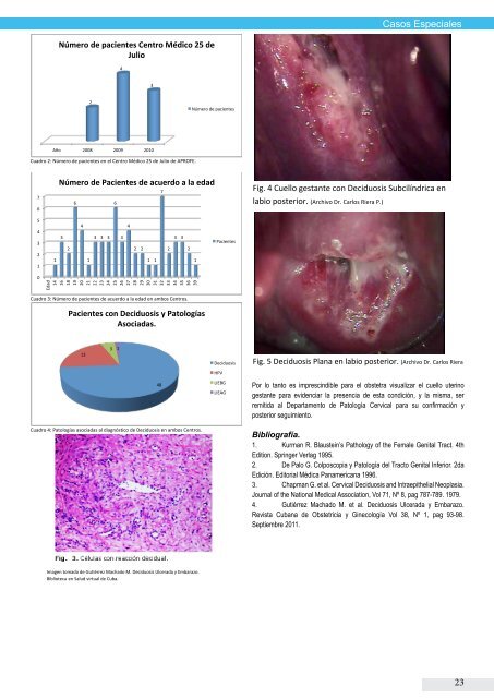 Revista de Colposcopia 2012 (pdf) - Sociedad de Patología del ...