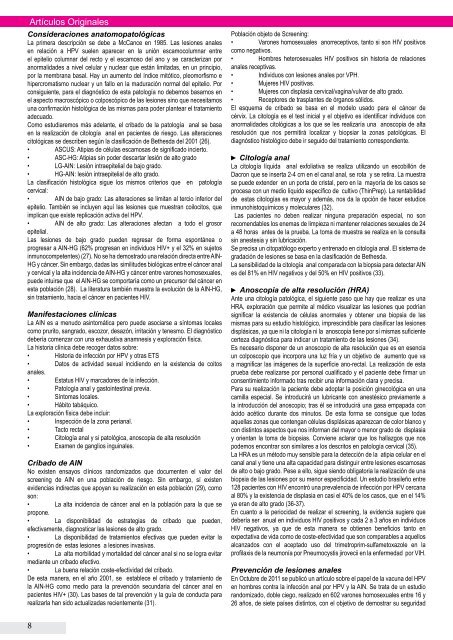 Revista de Colposcopia 2012 (pdf) - Sociedad de Patología del ...