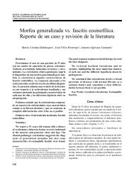 Morfea generalizada vs. fascitis eosinofílica. Reporte de un caso y ...