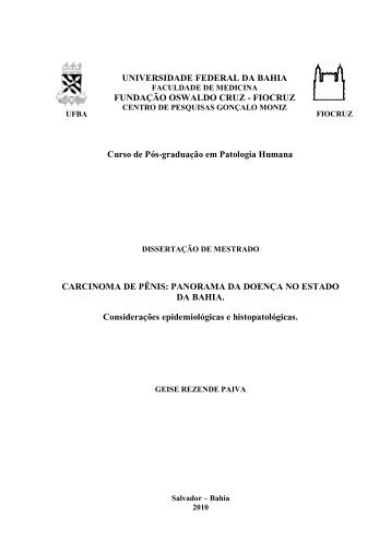Geise Paiva. Carcinoma de pênis.pdf - Arca - Fiocruz