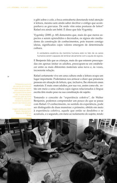 Revista Intercâmbio 2011 - Sesc