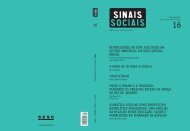 Revista Sinais Sociais N16 pdf - Sesc