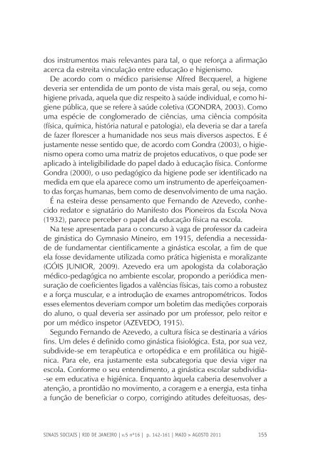 Revista Sinais Sociais N16 pdf - Sesc