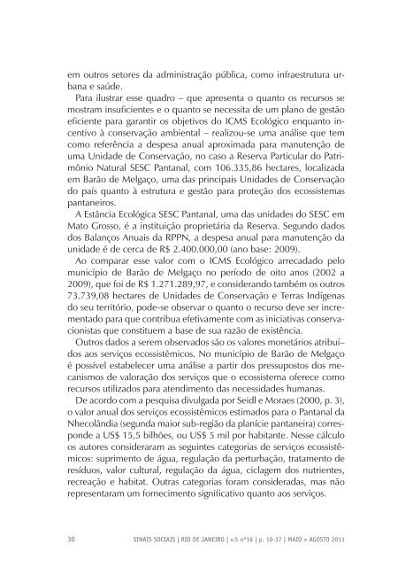 Revista Sinais Sociais N16 pdf - Sesc