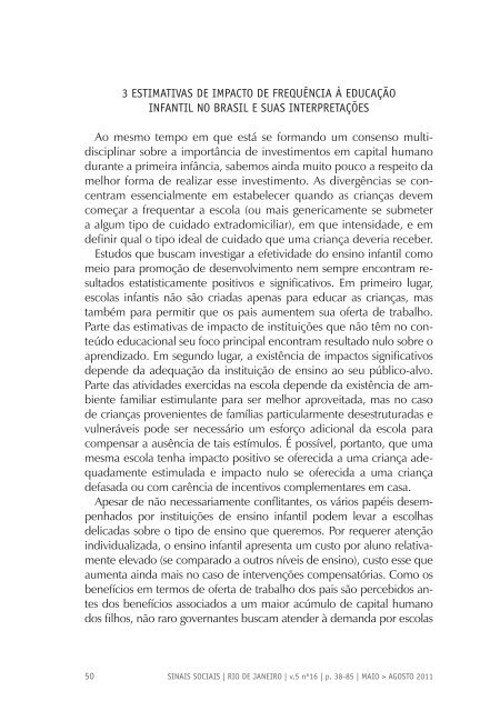 Revista Sinais Sociais N16 pdf - Sesc