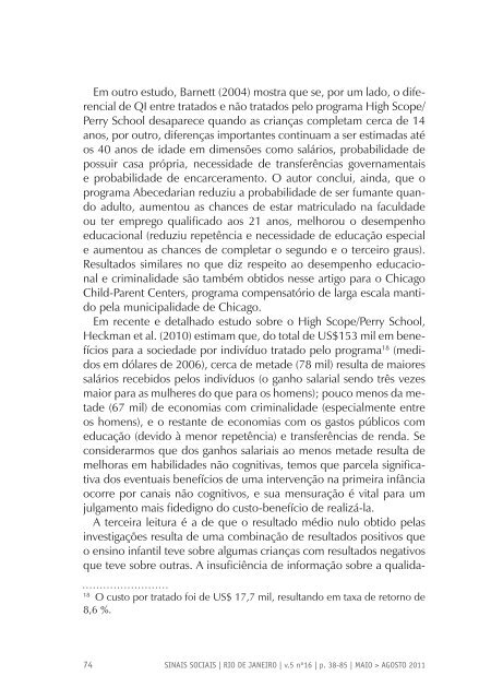 Revista Sinais Sociais N16 pdf - Sesc