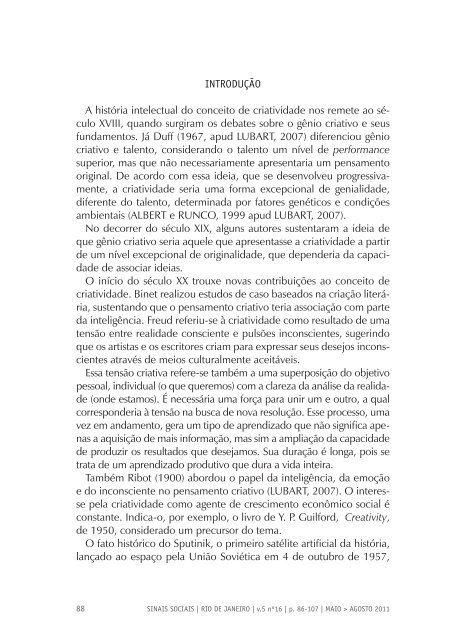 Revista Sinais Sociais N16 pdf - Sesc