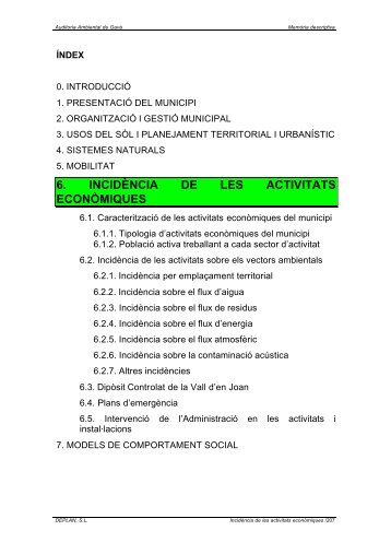 6. Activitats - Ajuntament de Gavà