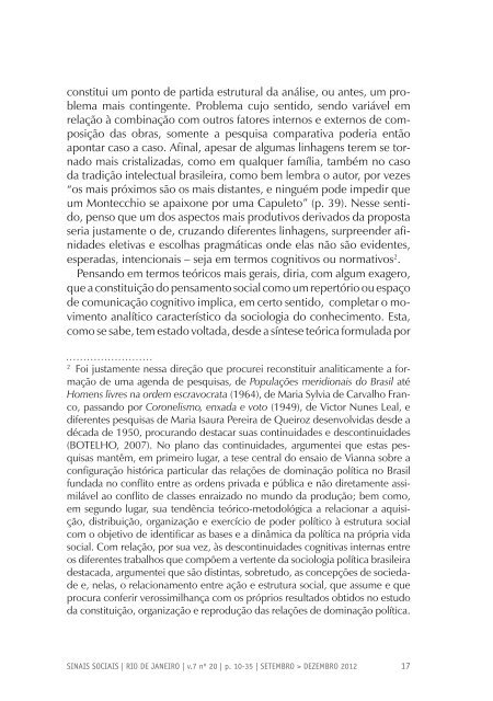 Revista Sinais Sociais N20 pdf - Sesc