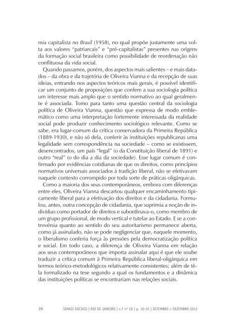 Revista Sinais Sociais N20 pdf - Sesc