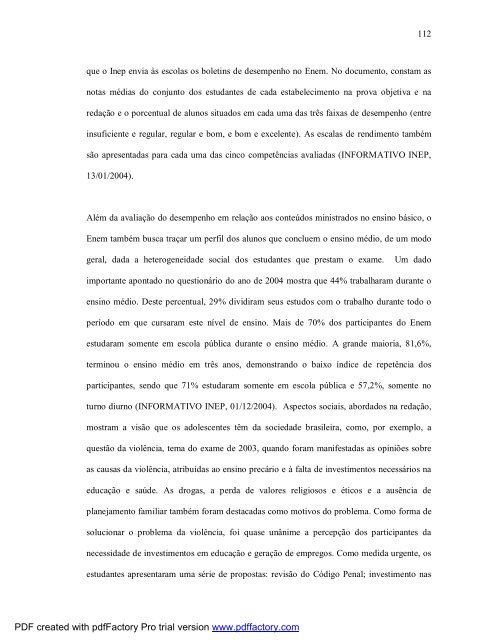 avaliação de uma proposta de mudança curricular no colégio pedro ii