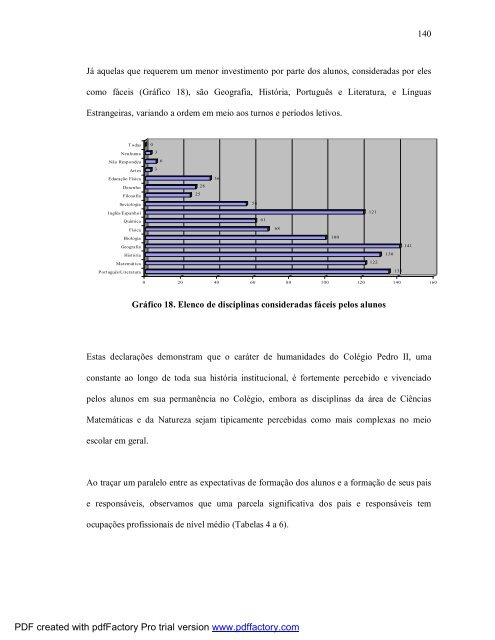 avaliação de uma proposta de mudança curricular no colégio pedro ii