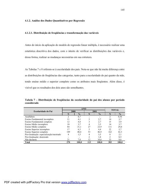 avaliação de uma proposta de mudança curricular no colégio pedro ii