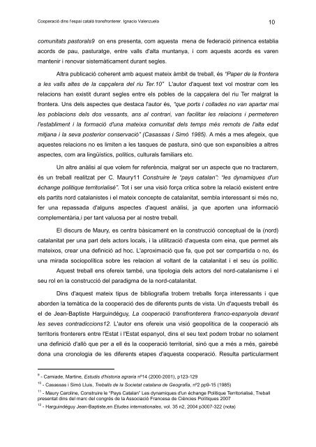 Estudi diagnosis de la cooperació territorial transfronterera dins l ...