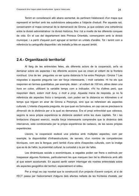 Estudi diagnosis de la cooperació territorial transfronterera dins l ...