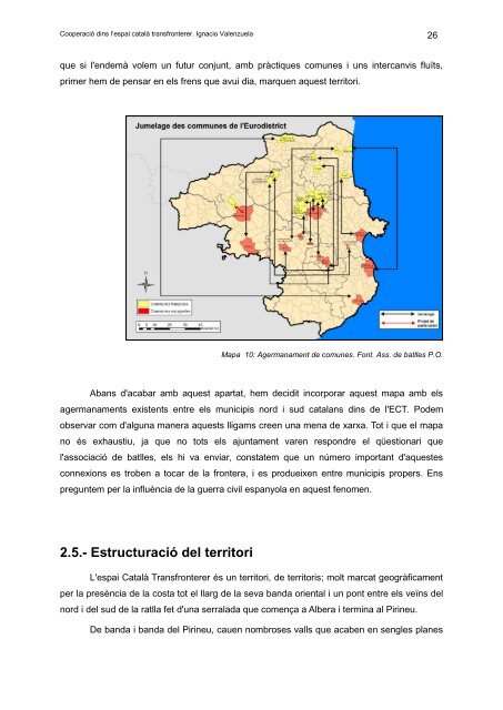 Estudi diagnosis de la cooperació territorial transfronterera dins l ...