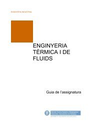 ENGINYERIA TÈRMICA I DE FLUIDS