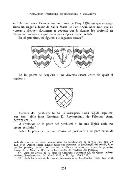 I COL·LOQUI D'HISTORIA DEL MONAQUISME CATALÀ I - Tinet