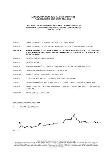 Volum III. Annex informatiu - Ajuntament de Mont-roig del Camp