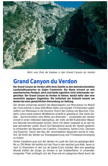 Grand Canyon du Verdon - WEINBUECHER.de