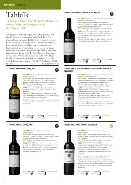 Spendrups Vin restaurangsortiment 2013:1 (PDF)