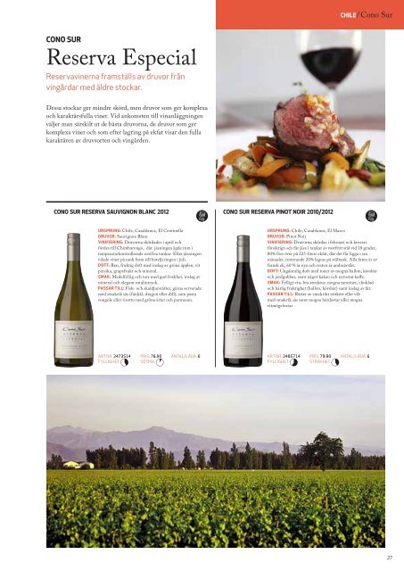 Spendrups Vin restaurangsortiment 2013:1 (PDF)