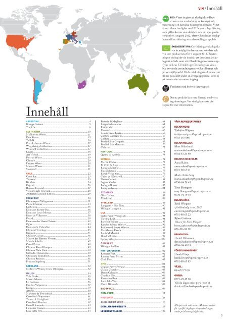 Spendrups Vin restaurangsortiment 2013:1 (PDF)