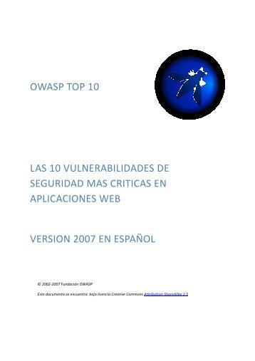 OWASP Top 10 2007 Spanish