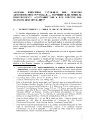 algunos principios generales del derecho administrativo en ...