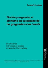 el aforismo en castellano de las greguerías a los tweets