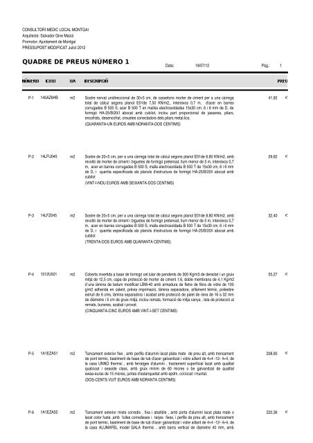 1102 Pressupost MODIFICAT Edificacio.pdf - Consell Comarcal de ...