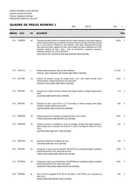 1102 Pressupost MODIFICAT Edificacio.pdf - Consell Comarcal de ...